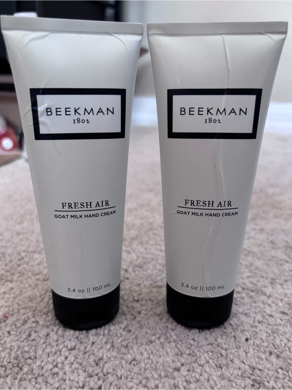 Beekman 1802 Fresh Air Goat Milk Hand Cream x2- White & Black